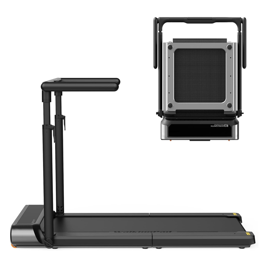 WalkingPad R3 Hybrid+ (Yan Tutmaçlı) 1-12 km/h, Ev ve Ofis için Kompakt Sessiz Koşu Bandı