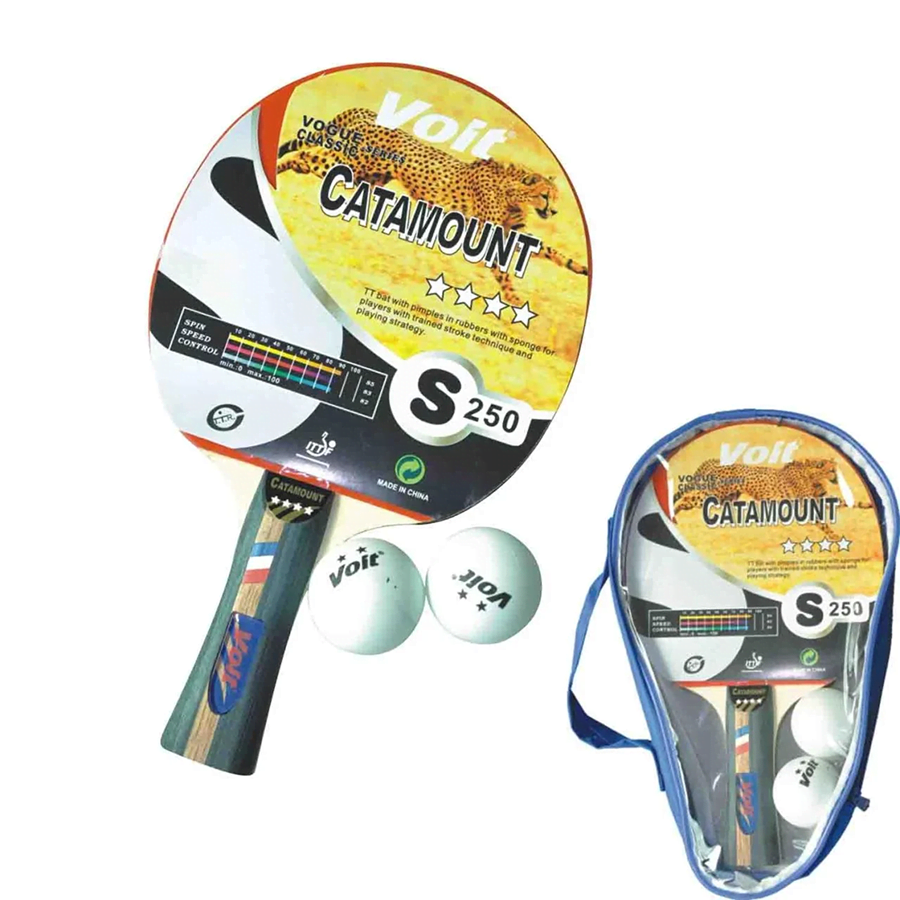 Voit Catamount 4 Star Black Table Tennis Racket 1VTAK0402