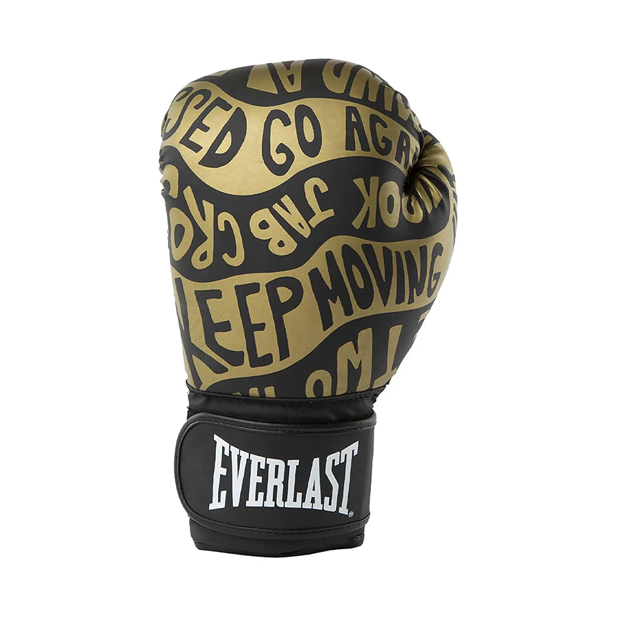 Everlast ﻿Spark Boks Eldiveni - Printed Black/Gold - 10 OZ