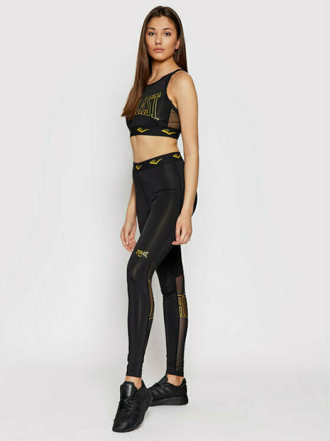 Everlast Leonard Black/Gold Leggings - XS
