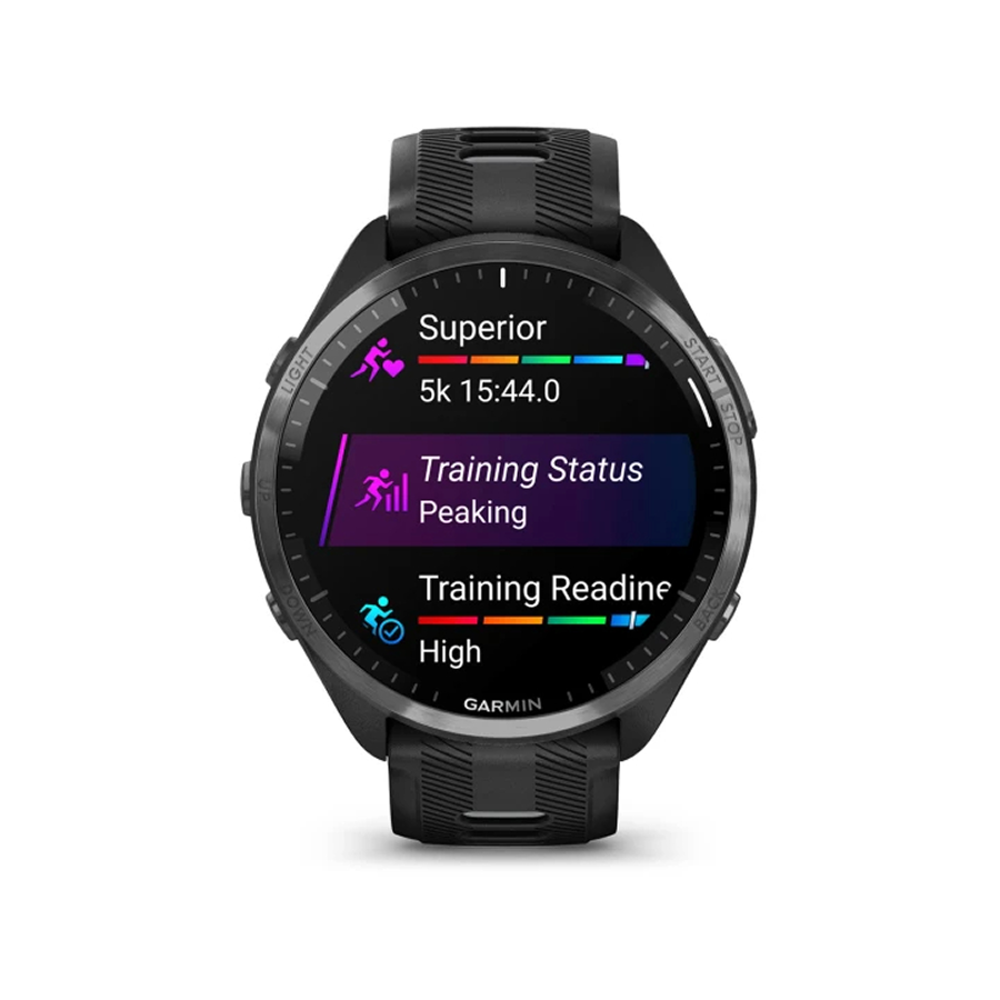 Garmin Forerunner 965, Karbon Gri DLC Titanyum Siyah | Gri