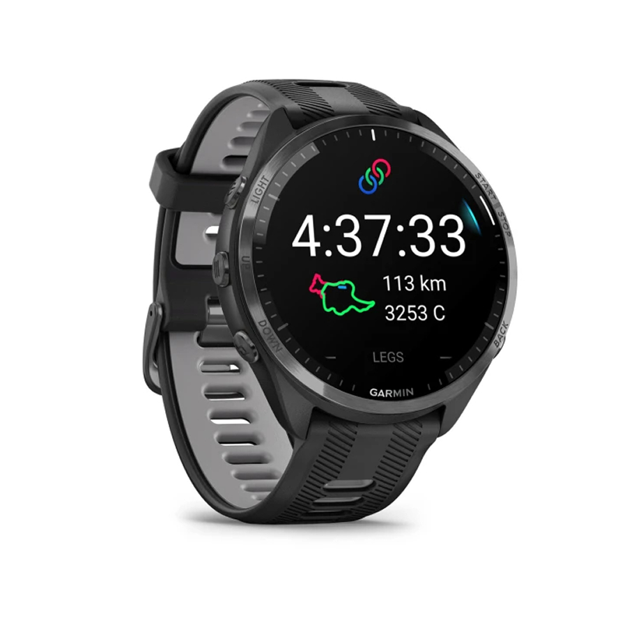 Garmin Forerunner 965, Karbon Gri DLC Titanyum Siyah | Gri