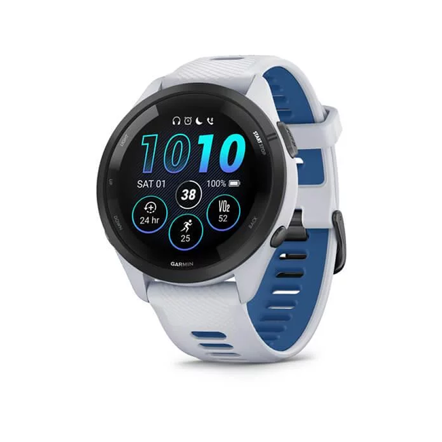 Garmin Forerunner 265, White AMOLED GPS Smartwatch
