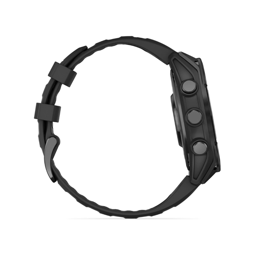 Garmin fenix 8 Smartwatch 47mm AMOLED in Slate Gray with Black Silicone Band