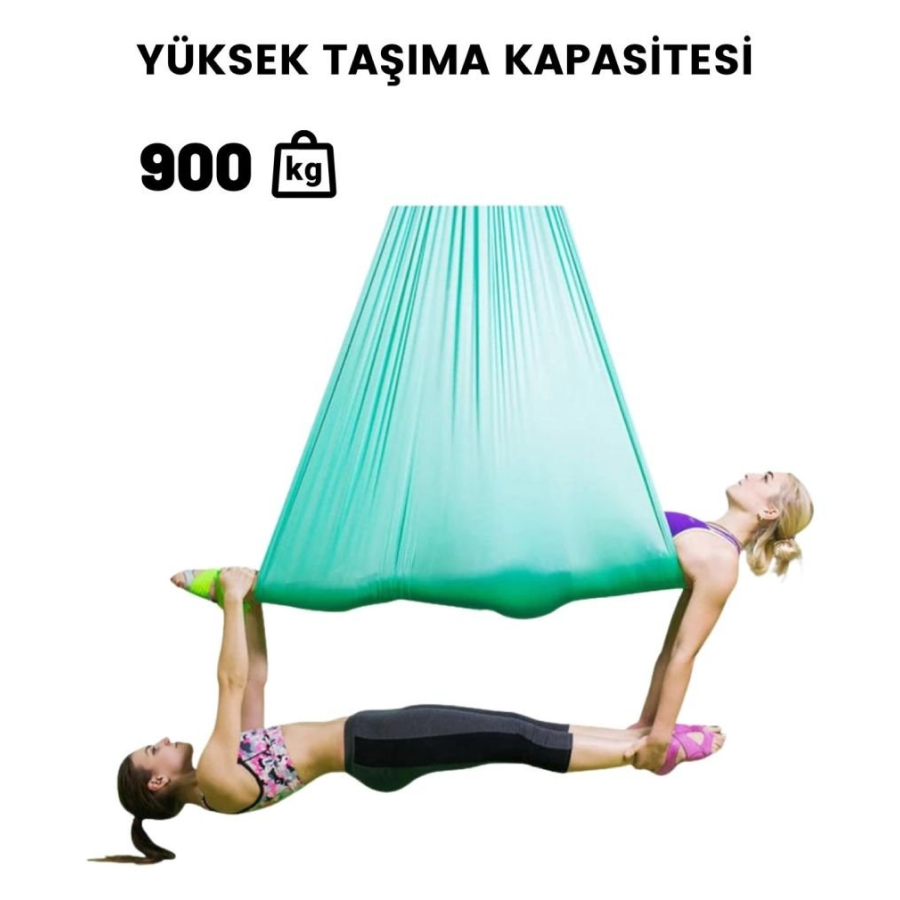 OmSiva Profesyonel Yoga Hamak - Mavi