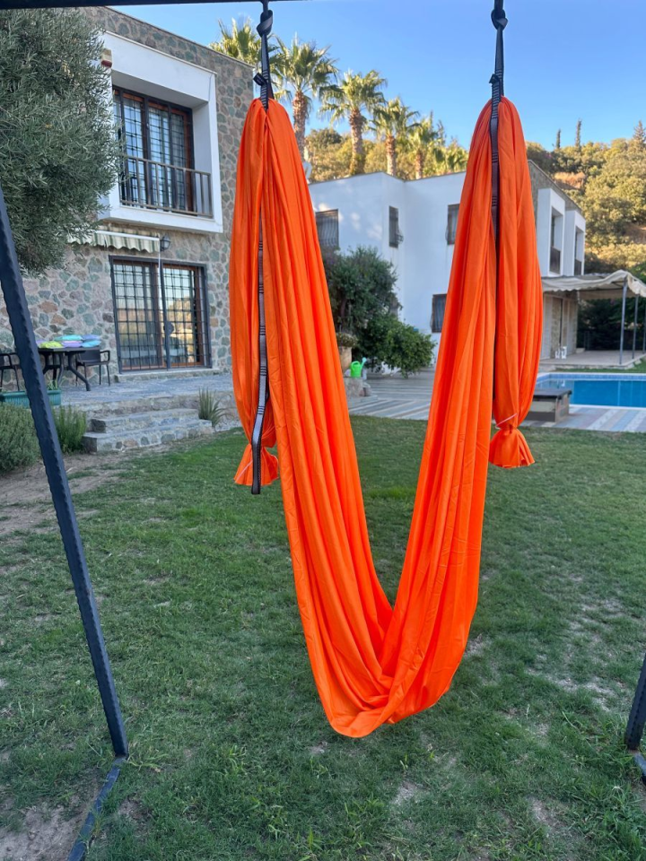 OmSiva Professional Yoga Hammock - Orange