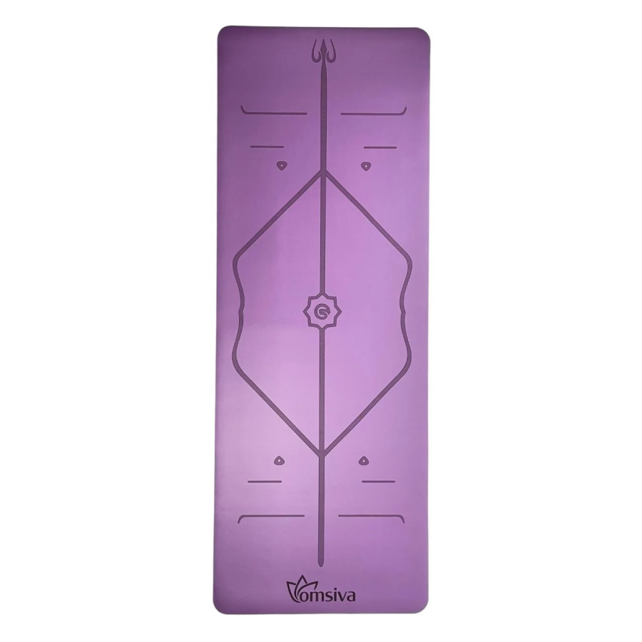 OmSiva PU Yoga Mat - Pink