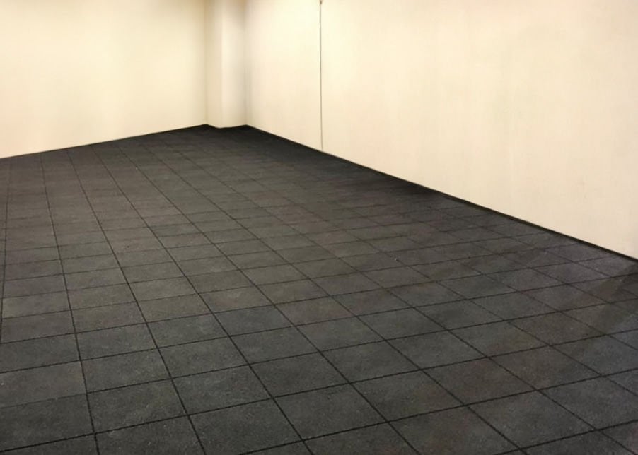 40*40 2cm Siyah Kauçuk Zemin Kaplama