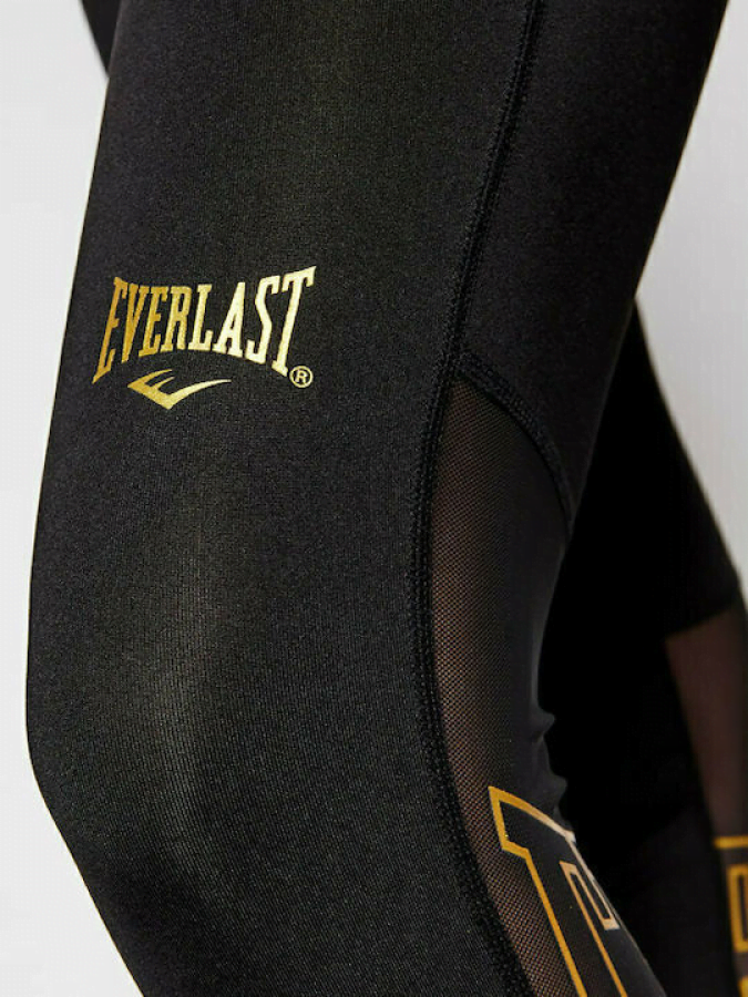 Everlast Leonard Black/Gold Leggings - M