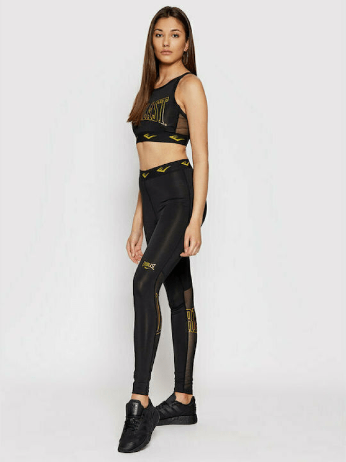Everlast Leonard Black/Gold Leggings - M