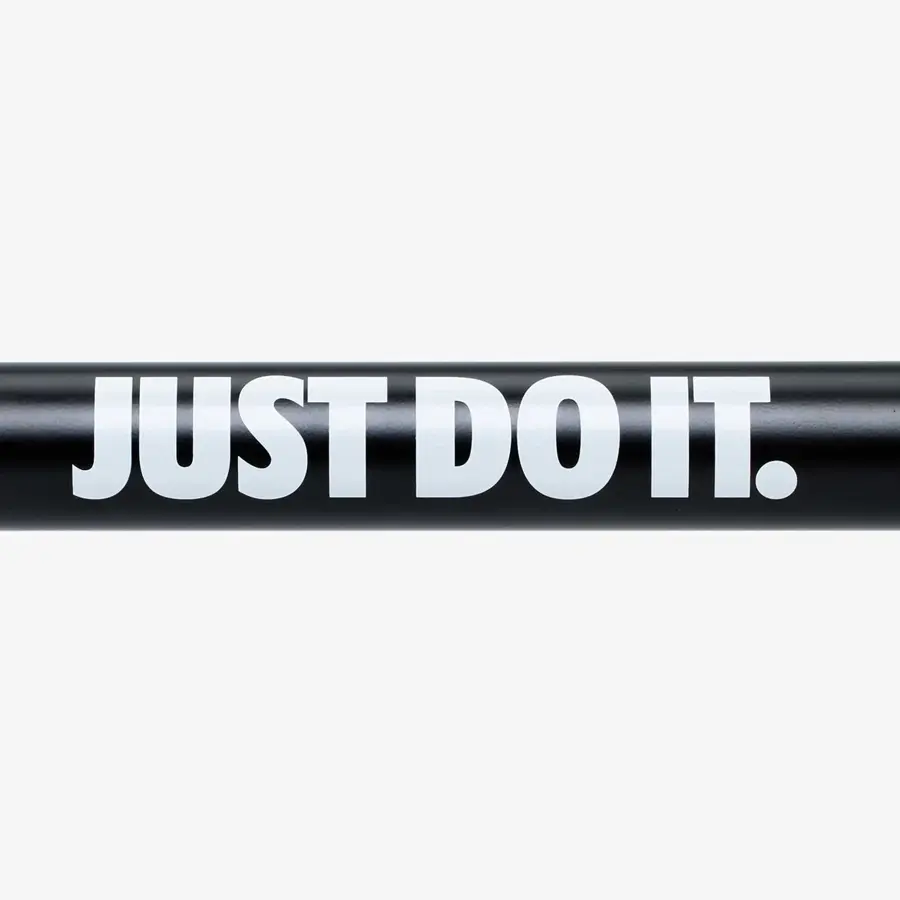 Nike Strength Shield Barbell 15 Kg - Black ''Just Do It''