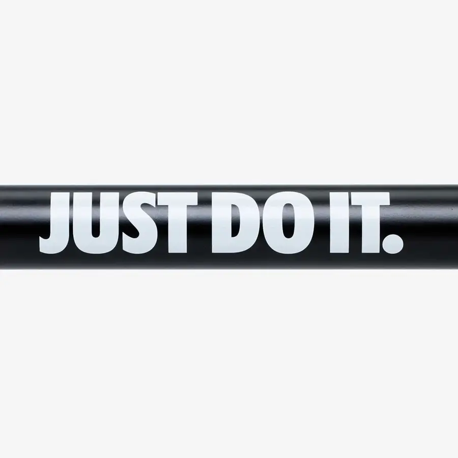 Nike Strength Shield Barbell 20 Kg - Black ''Just Do It''