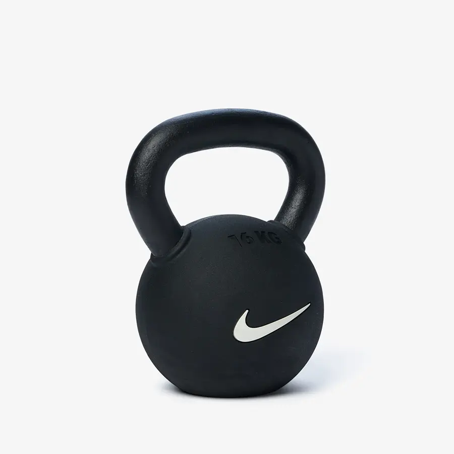 Nike Strength Rubber Coated Kettlebell - Black