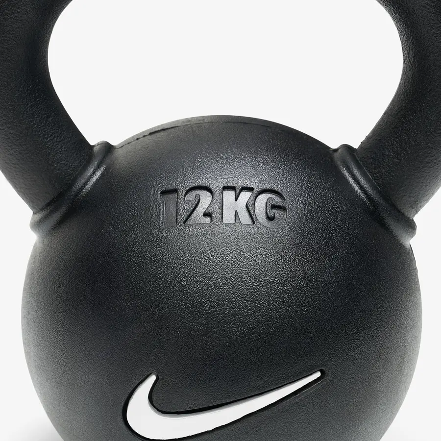 Nike Strength Rubber Coated Kettlebell - Black