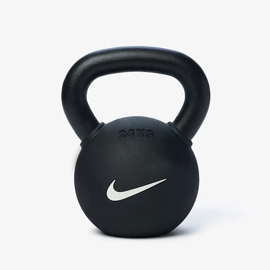 Nike Strength Rubber Coated Kettlebell - Black