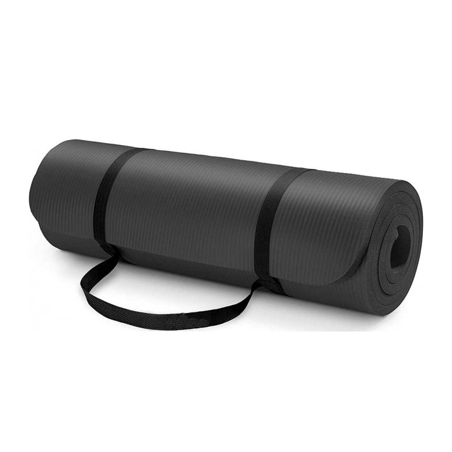 Protech Yoga & Pilates Mat – 1 cm - Black | 183x60x1 cm
