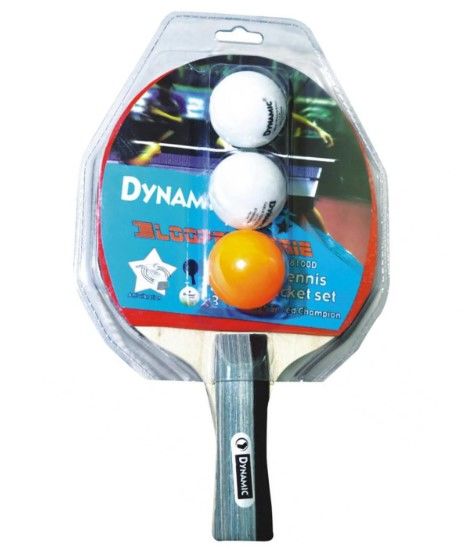 Dynamic Table Tennis Set 1 Racket + 3 Balls