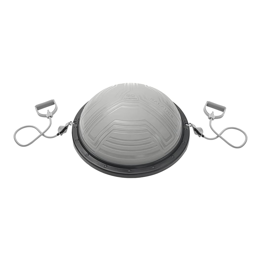 Protech Lastikli Bosu Denge Topu - Gri - 8211