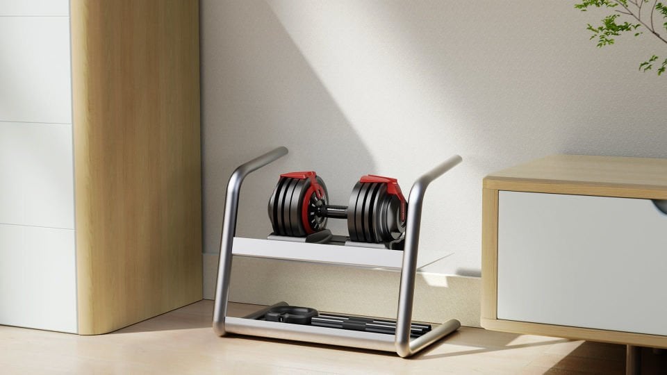 KingSmith Mekanik Ayarlı 24KG Dambıl, Kettlebell, Halter Seti (3ü1 Arada)