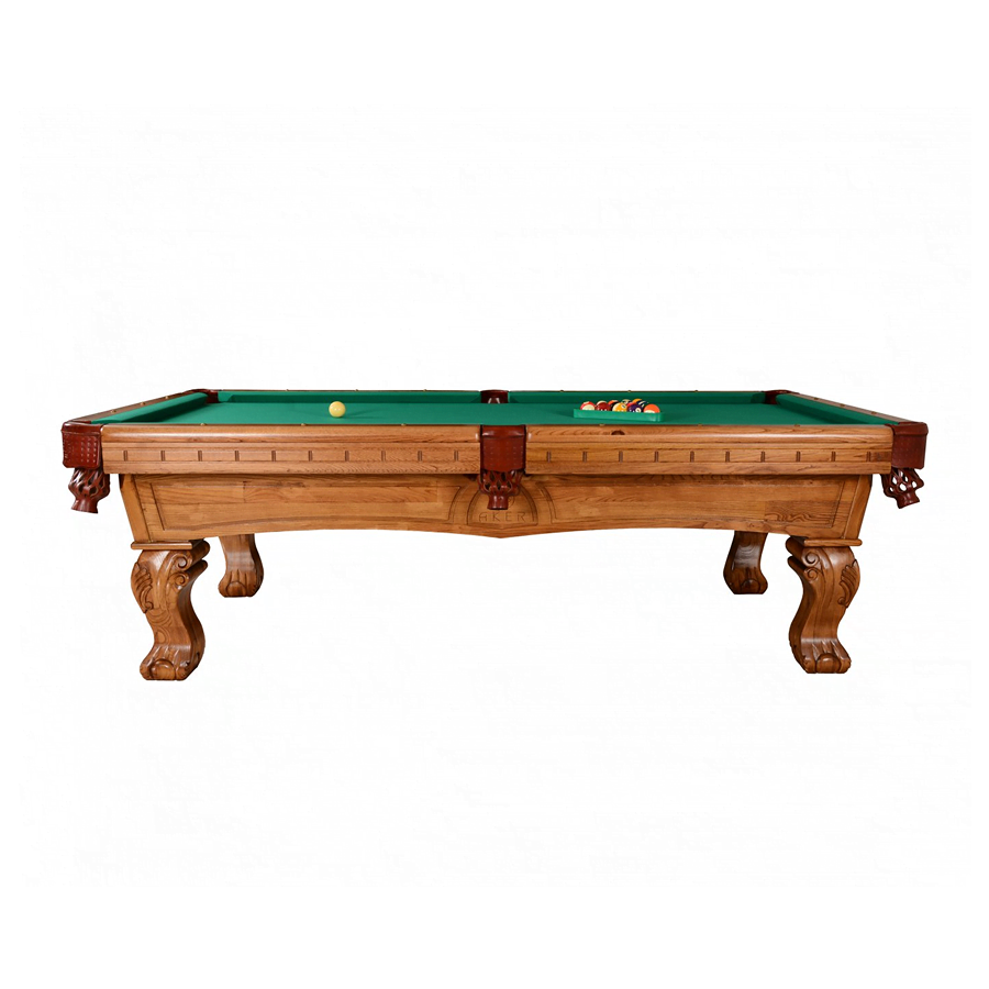 Aker 8Ft Carved 16 Top Amerikan Bilardo Masası