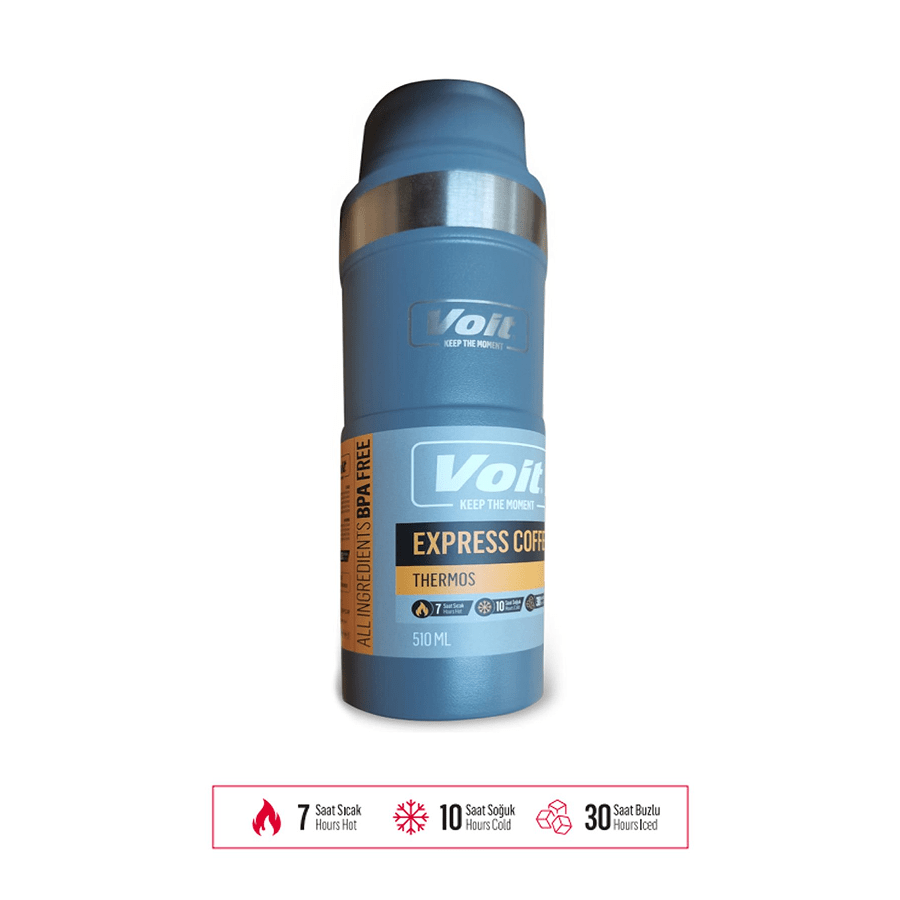 Термос Voit Express Coffee 510 мл - серый