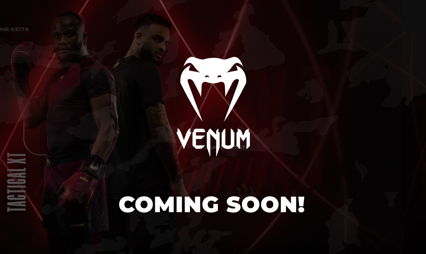 Venum, the legendary brand of the professional combat sports world, will be at Edip Fitness Store very soon with its superior performance products!